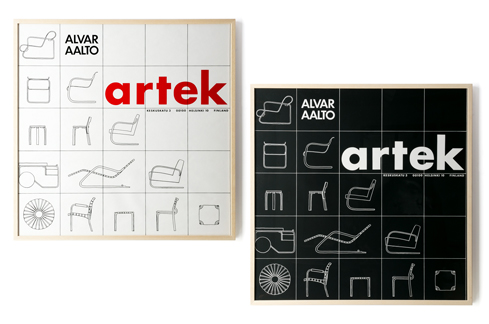 ARTEK,アルテック,poster,Ben af Schulten,alvar aalto,aino aalto,aalto,アアルト,北欧