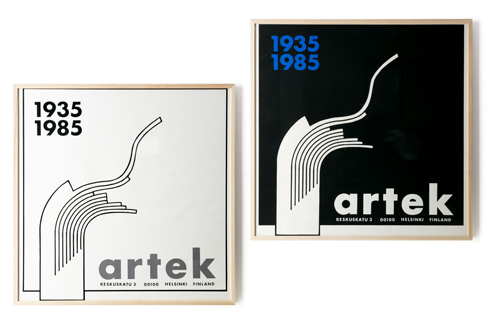 ARTEK,アルテック,poster,Ben af Schulten,alvar aalto,aino aalto,aalto,アアルト,北欧